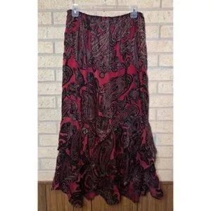 Multiples velvet Skirt Size Small